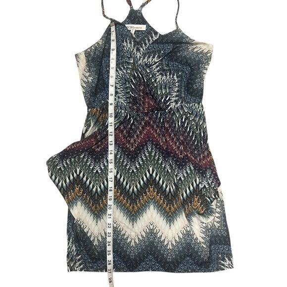 BCBGeneration Womens Small Multicolor Sleeveless Pocketed Zig Zag Mini Dress - Picture 9 of 9